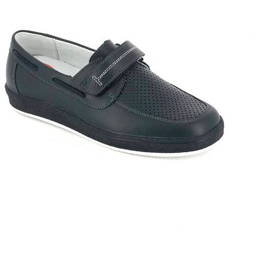 фото Полуботинки тотто, натуральная кожа, размер 36, синий