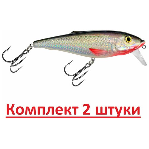 фото Воблер aqua buba 95mm, цвет 023 (классика, плотва), 2 штуки