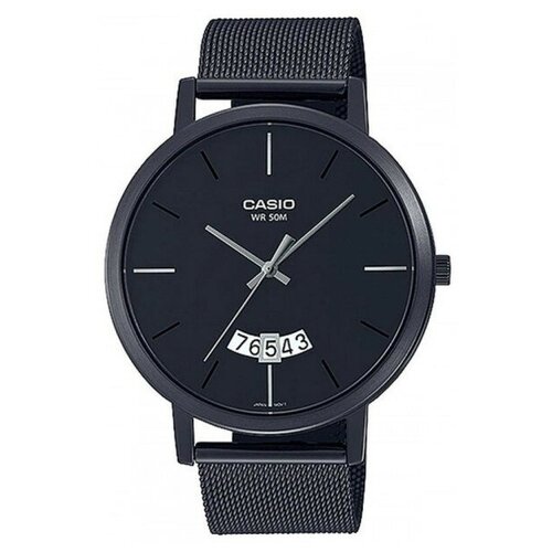фото Наручные часы casio mtp-b100, серебряный, черный