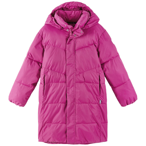 фото Куртка reima, демисезон/зима, размер 110, розовый