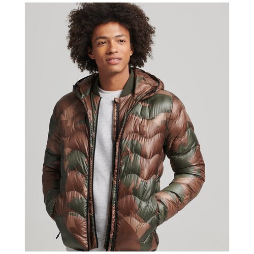 фото Куртка superdry vintage hooded mid layer пол мужской, цвет хаки/зеленый, размер s