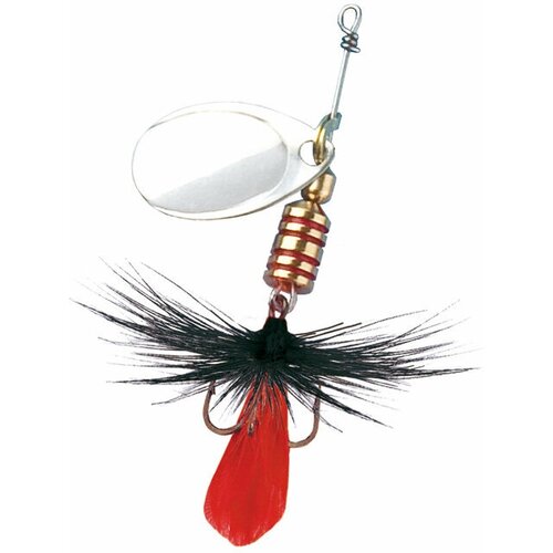 фото Блесна рыболовная вертушка для рыбалки на хищника / щуку / судака / окуня tondo fly "silver" №0 (ilba), 2г нет бренда