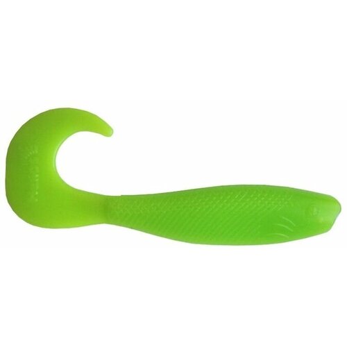 фото Твистер helios hybrid 7,0 см lime hs-13-008 (набор 7 шт) firststore
