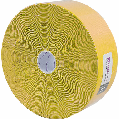 фото Тейп кинезиологический tmax 22m extra sticky yellow (5 см x 22 м), 223299, желтый