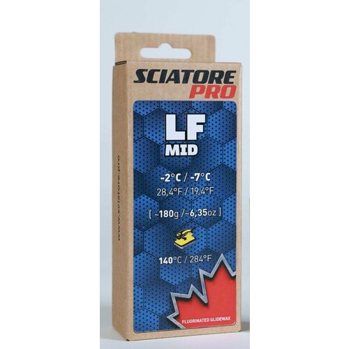 фото Парафин sciatore lf mid (-2/-7) 180г sciatore pro