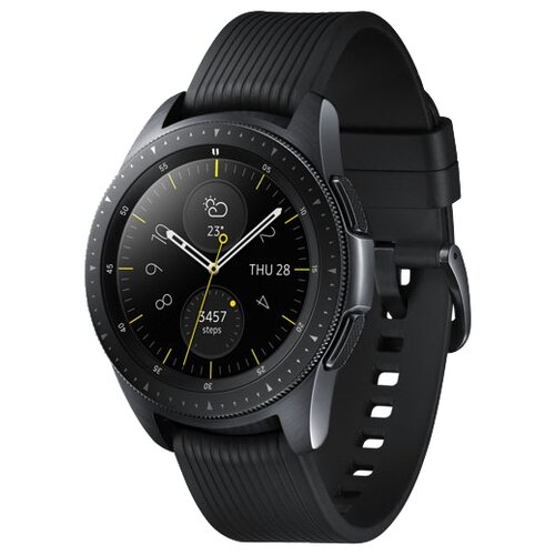 фото Умные часы samsung galaxy watch 42мм, midnight black/onyx black