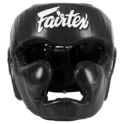 фото Боксерский шлем fairtex hg13 extra vision black (l)