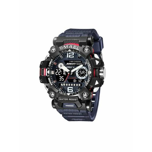 фото Наручные часы smael sm8072blue, черный, синий