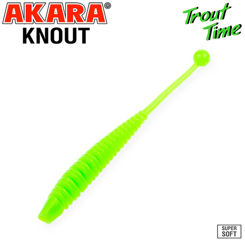 фото Силиконовая приманка akara trout time knout 2,5 shrimp (10 шт)