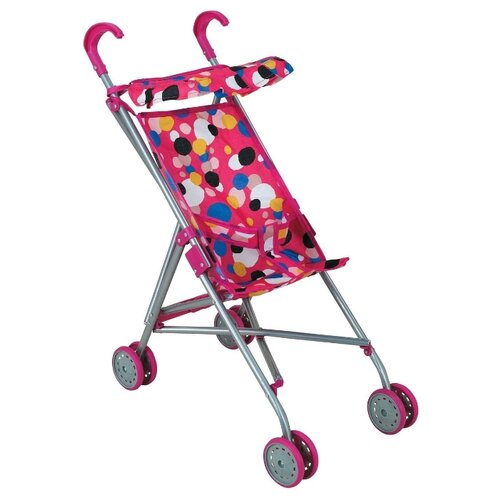 фото Прогулочная коляска buggy boom mixy 8003 розовый/разноцветные кружки