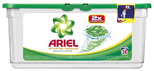 Капсулы Ariel Active Gel Горный родник Капсулы Ariel Active Gel Горный родник