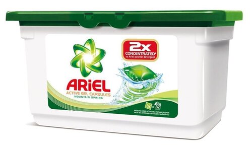 Капсулы Ariel Active Gel Горный родник Капсулы Ariel Active Gel Горный родник