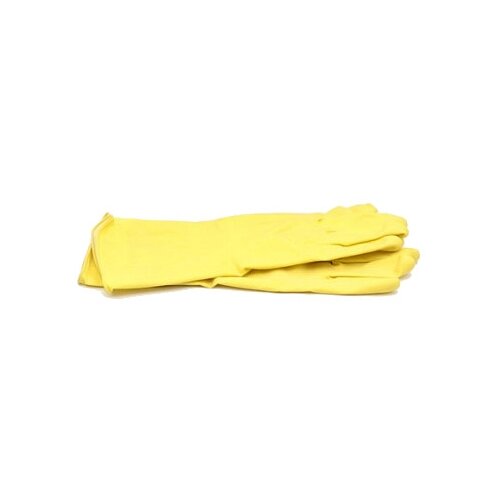 фото Перчатки paterra хозяйственные super прочные, 1 пара, размер m, цвет желтый