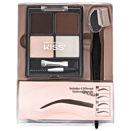 фото Kiss набор для моделирования бровей beautiful brow kit