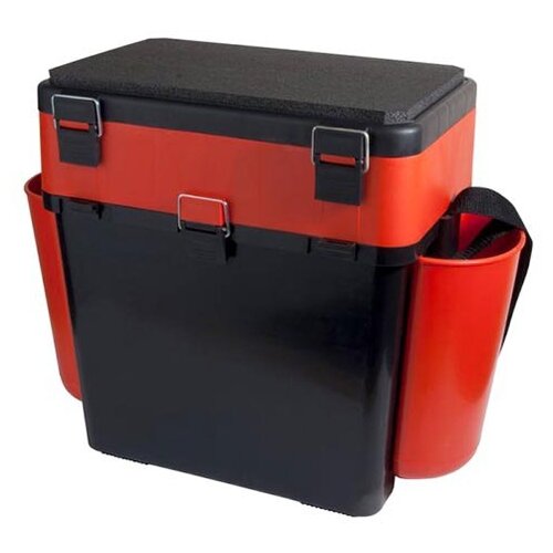фото Ящик для рыбалки helios fishbox двухсекционный (19л) 38х25.5х39.5 см оранжевый/черный