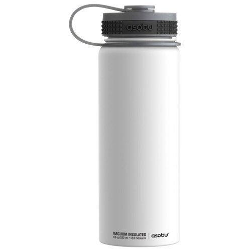 фото Термобутылка asobu Alpine flask (0,53 л) белый