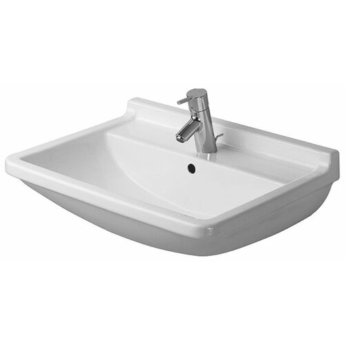 фото Раковина подвесная duravit starck 3 прямоугольная 65 см 0300650000