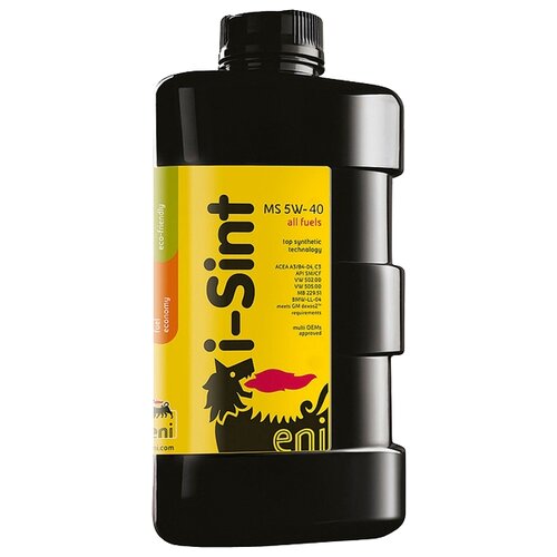 фото Синтетическое моторное масло eni/agip i-sint ms 5w-40, 4 л