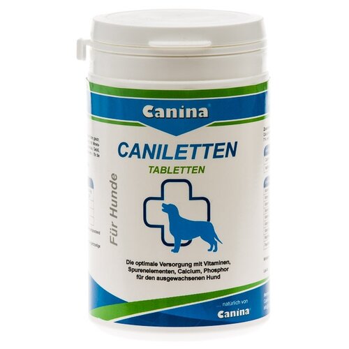 фото Canina caniletten (канилеттен) витаминно-минеральный комплекс для собак профилактика анемии 150 таб (300 г)