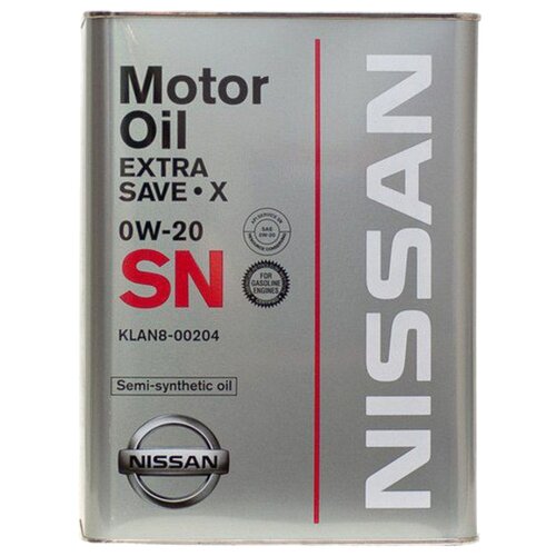 фото Nissan моторное масло nissan strong save-x 0w-20 4л klan0-00204