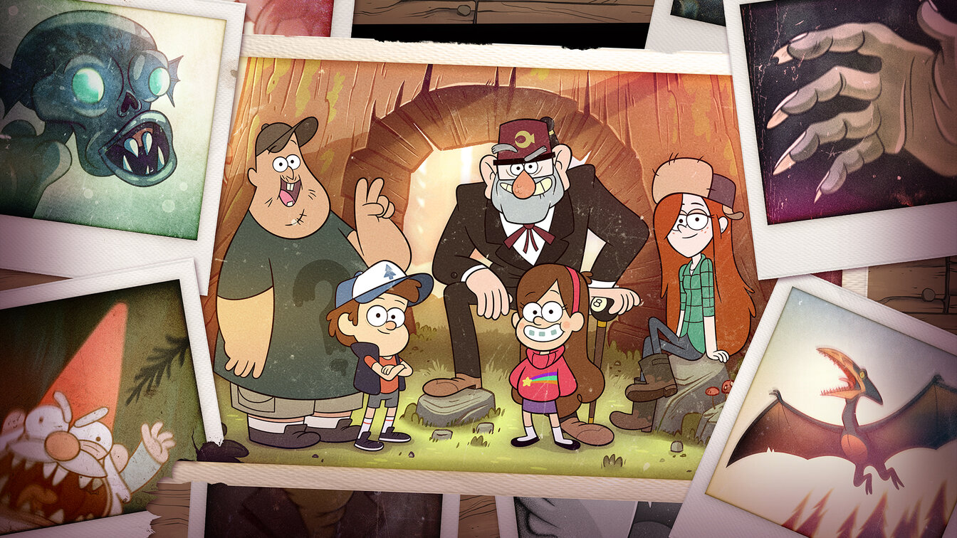 Гравити Фолз" (Gravity Falls, 2012-2016, сериал) - смотреть онлайн в х...