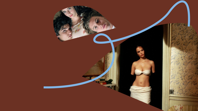 Nudist qizlar tort oyoqqa turishadi