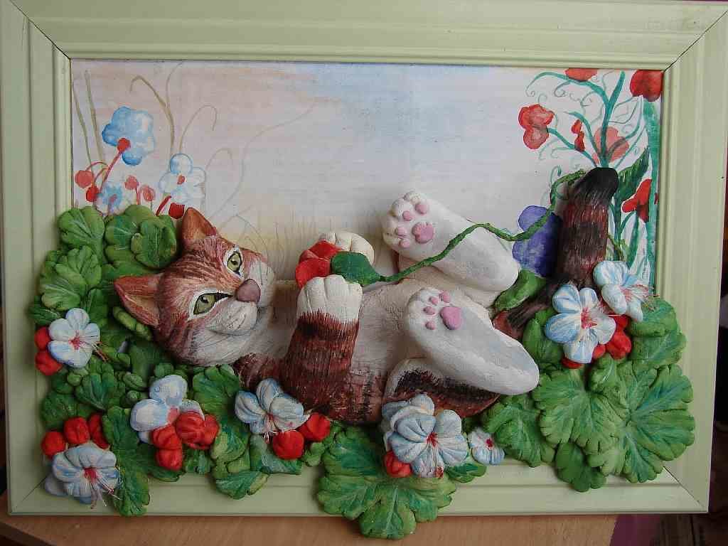 Картины с лепкой своими руками Картины с лепкой своими руками