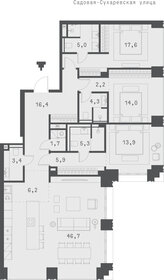 108 м², 3-комнатная квартира 39 500 000 ₽ - изображение 166