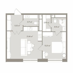 50,8 м², 2-комнатные апартаменты 45 364 400 ₽ - изображение 68