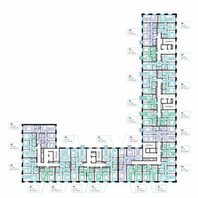 72,1 м², 3-комнатная квартира 18 500 000 ₽ - изображение 142