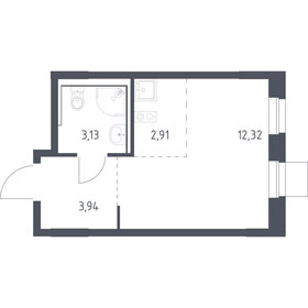 Квартира 22,3 м², студия - изображение 1