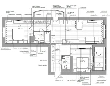 83,3 м², 3-комнатная квартира 14 250 000 ₽ - изображение 90