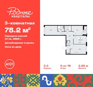 77 м², 3-комнатная квартира 16 000 000 ₽ - изображение 94