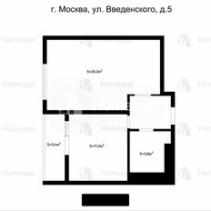 Квартира 42,3 м², 1-комнатная - изображение 1