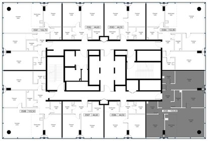 186,4 м², 4-комнатные апартаменты 132 890 152 ₽ - изображение 56