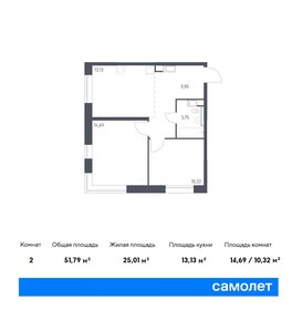 70 м², 2-комнатная квартира 13 500 000 ₽ - изображение 92