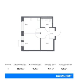 34,2 м², 2-комнатная квартира 8 190 000 ₽ - изображение 83