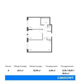 55 м², 2-комнатная квартира 10 200 000 ₽ - изображение 95