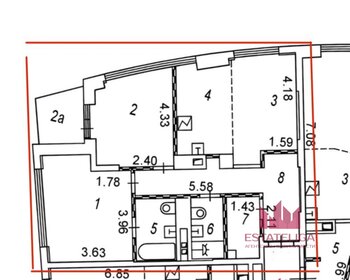 52,1 м², 2-комнатная квартира 25 500 000 ₽ - изображение 100