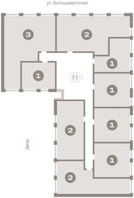 89,5 м², 3-комнатная квартира 11 410 000 ₽ - изображение 17