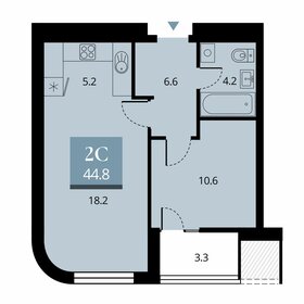 46 м², 2-комнатная квартира 8 500 000 ₽ - изображение 32