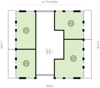 Квартира 116,4 м², 3-комнатная - изображение 2