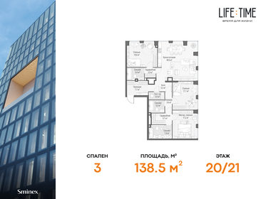 136,5 м², 4-комнатная квартира 175 000 000 ₽ - изображение 121