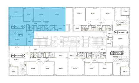 322,6 м², квартира-студия 409 442 848 ₽ - изображение 161