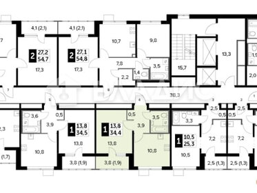 Квартира 34,5 м², 1-комнатная - изображение 2