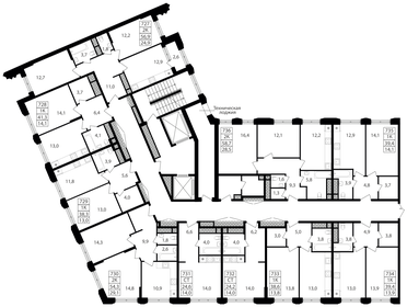 23,4 м², апартаменты-студия 8 117 460 ₽ - изображение 60