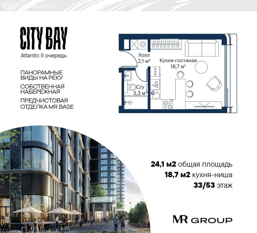 Варианты планировок ЖК City Bay - планировка 3