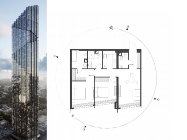 81,4 м², 2-комнатные апартаменты 59 250 928 ₽ - изображение 10