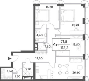 155,4 м², 4-комнатная квартира 43 000 000 ₽ - изображение 105