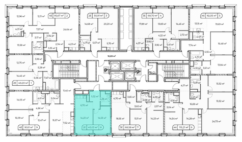 60 м², 1-комнатная квартира 48 000 000 ₽ - изображение 16